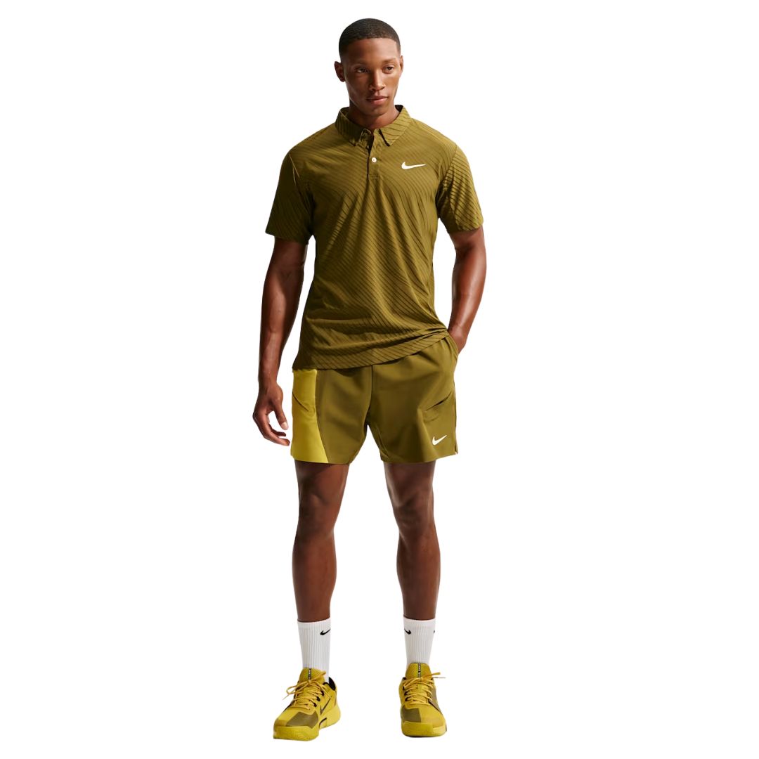 Nike Court Dri-FIT Slam Shorts Olive Flak